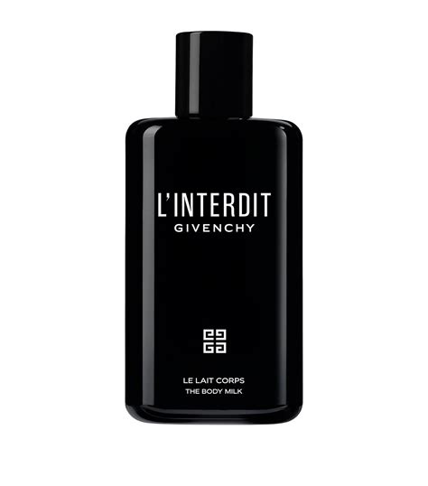 l'interdit givenchy lotion|L'INTERDIT BODY MILK .